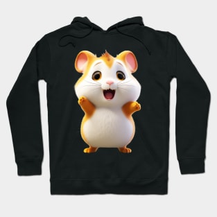 Cute Animal Characters Art 7 -hamster pup- Hoodie